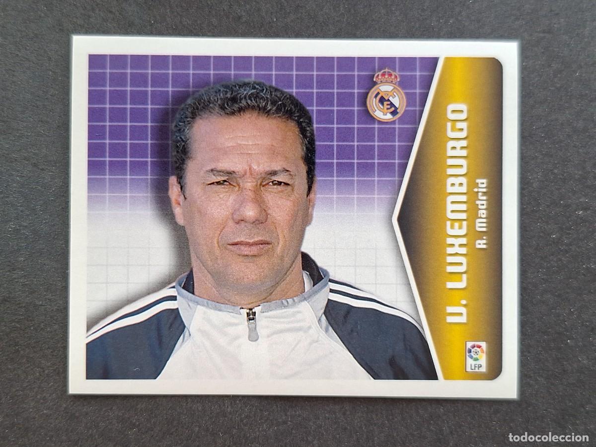 Cromos de f&uacute;tbol: L5 V. LUXEMBURGO ENTRENADOR REAL MADRID LIGA ESTE 2005 2006 05 06 NUNCA PEGADO SIN PEGAR