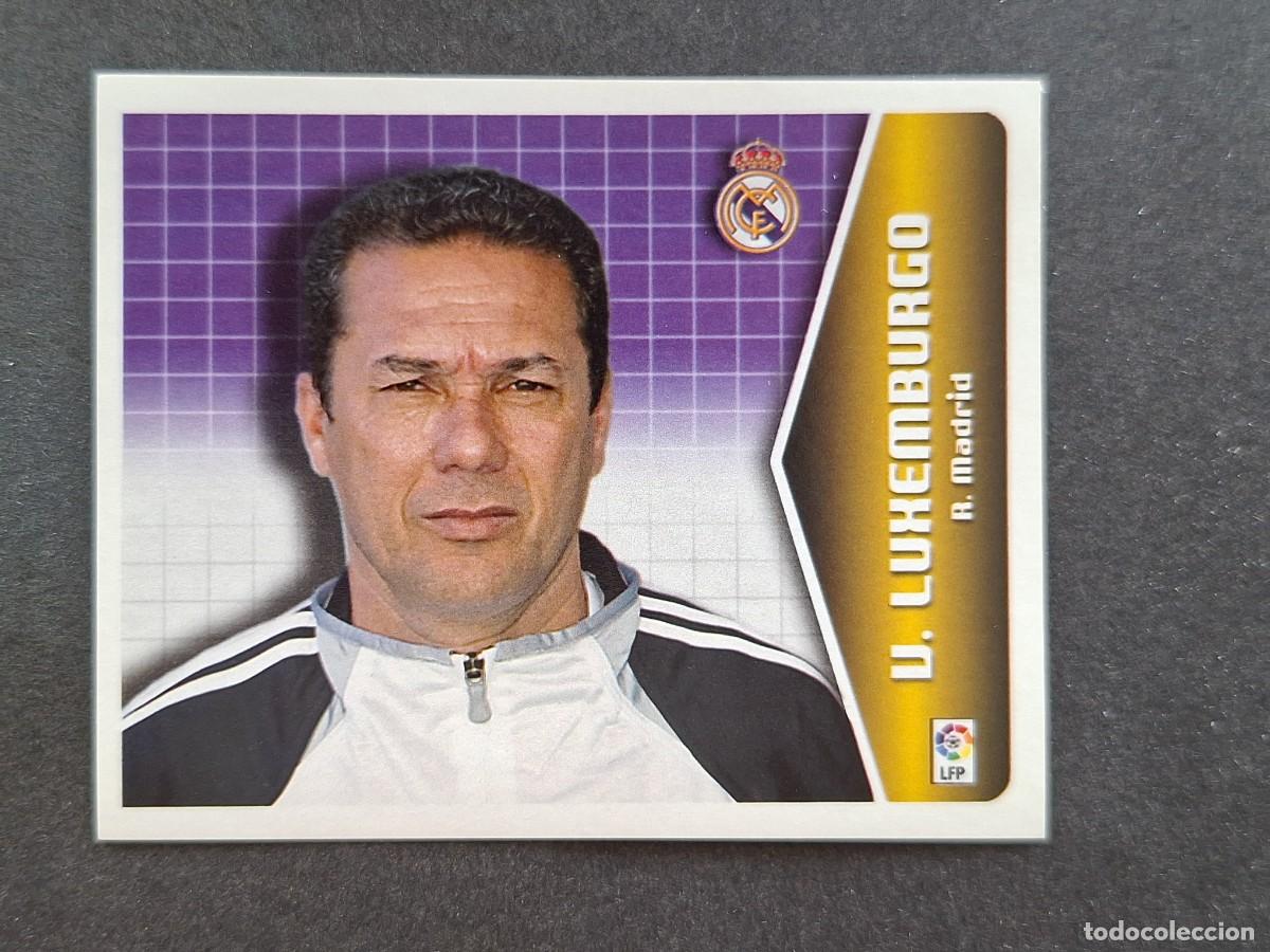 Cromos de f&uacute;tbol: L5 V. LUXEMBURGO ENTRENADOR REAL MADRID LIGA ESTE 2005 2006 05 06 NUNCA PEGADO SIN PEGAR