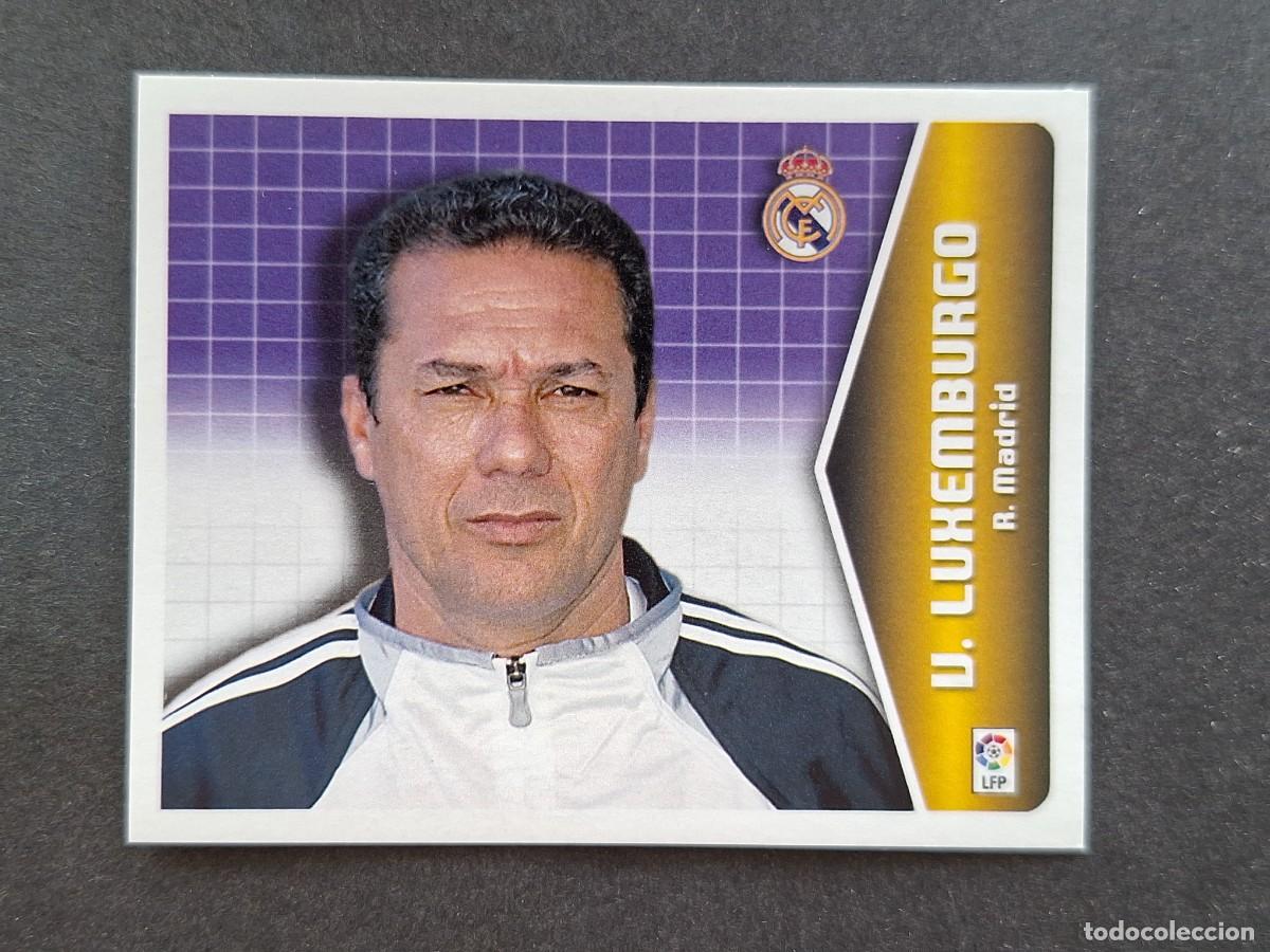 Cromos de f&uacute;tbol: L5 V. LUXEMBURGO ENTRENADOR REAL MADRID LIGA ESTE 2005 2006 05 06 NUNCA PEGADO SIN PEGAR