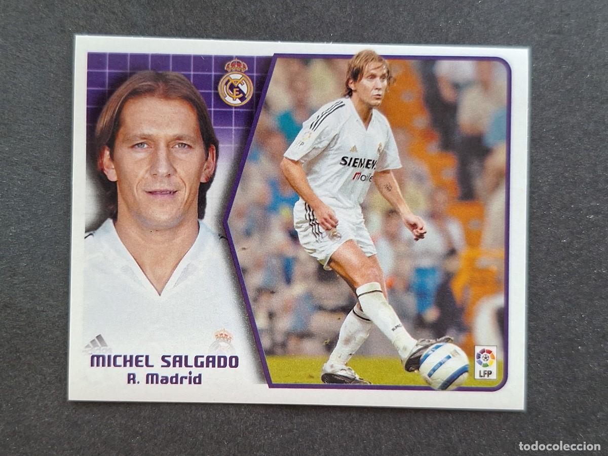 Cromos de f&uacute;tbol: L5 MICHEL SALGADO REAL MADRID LIGA ESTE 2005 2006 05 06 NUNCA PEGADO SIN PEGAR