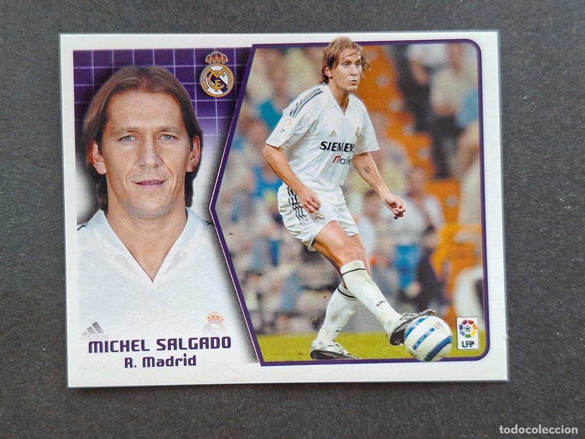 Cromos de f&uacute;tbol: L5 MICHEL SALGADO REAL MADRID LIGA ESTE 2005 2006 05 06 NUNCA PEGADO SIN PEGAR