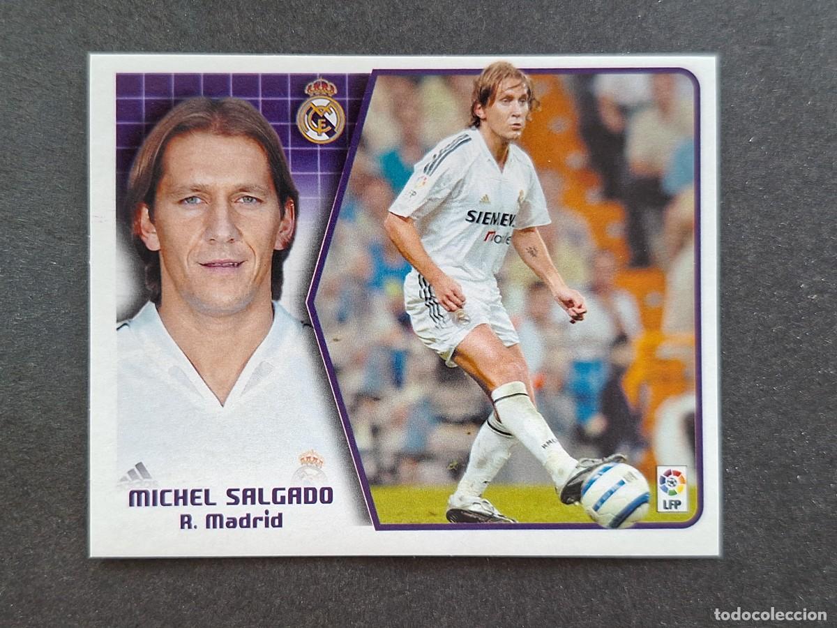 Cromos de f&uacute;tbol: L5 MICHEL SALGADO REAL MADRID LIGA ESTE 2005 2006 05 06 NUNCA PEGADO SIN PEGAR