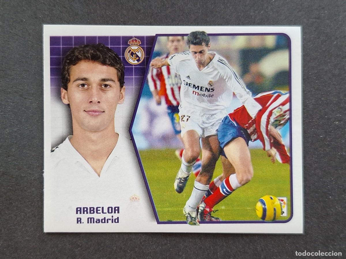 Cromos de f&uacute;tbol: L5 ARBELOA REAL MADRID LIGA ESTE 2005 2006 05 06 NUNCA PEGADO SIN PEGAR