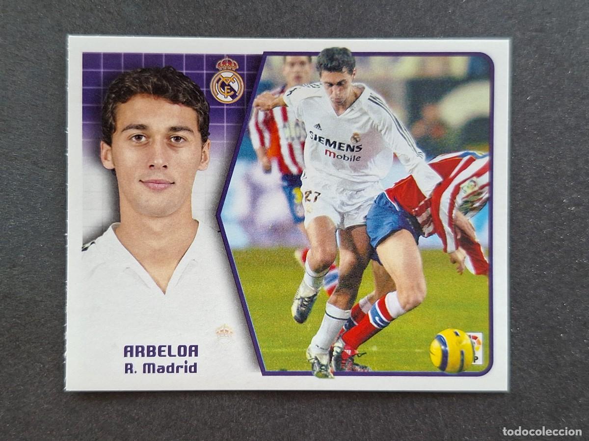Cromos de f&uacute;tbol: L5 ARBELOA REAL MADRID LIGA ESTE 2005 2006 05 06 NUNCA PEGADO SIN PEGAR