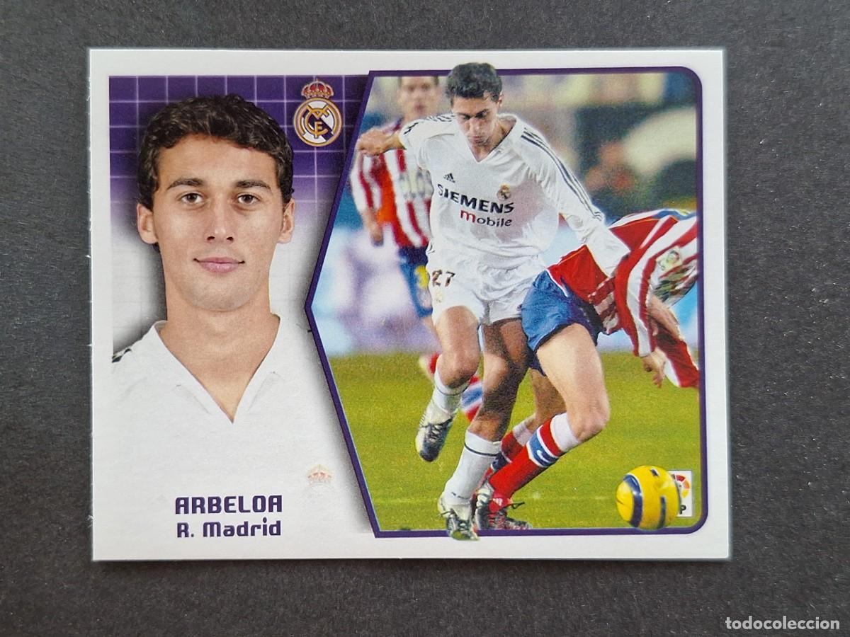 Cromos de f&uacute;tbol: L5 ARBELOA REAL MADRID LIGA ESTE 2005 2006 05 06 NUNCA PEGADO SIN PEGAR