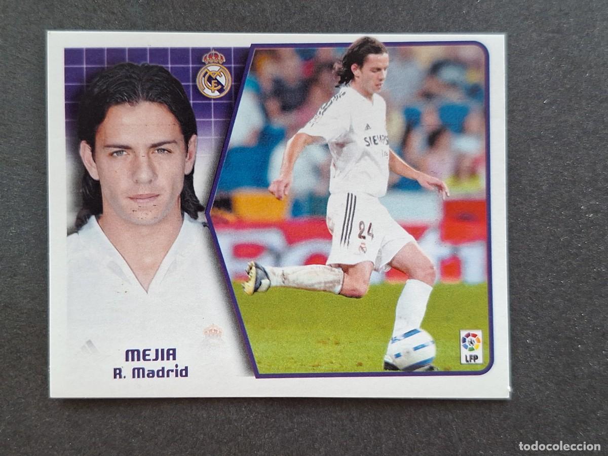 Football Stickers: L5 MEJIA REAL MADRID LIGA ESTE 2005 2006 05 06 NUNCA PEGADO SIN PEGAR