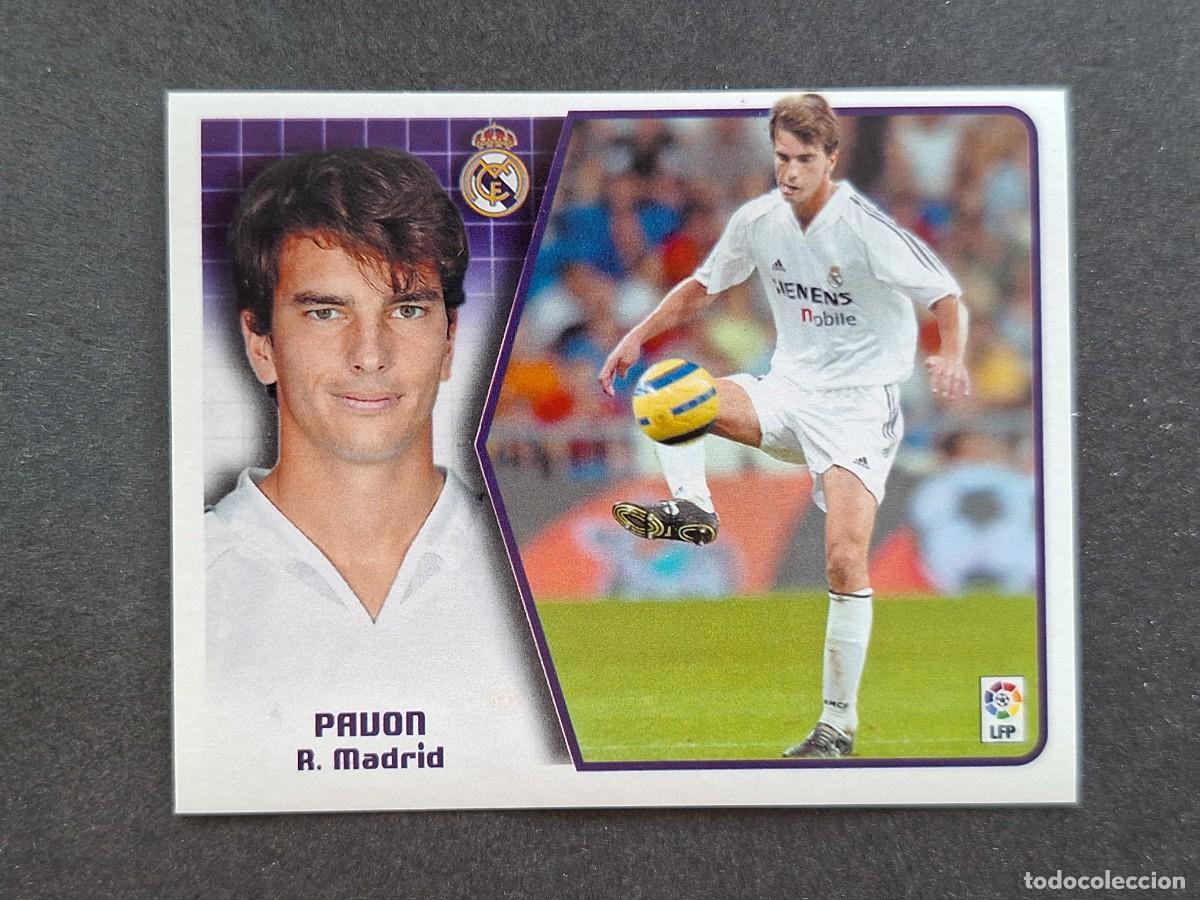 Football Stickers: L5 PAVON REAL MADRID LIGA ESTE 2005 2006 05 06 NUNCA PEGADO SIN PEGAR