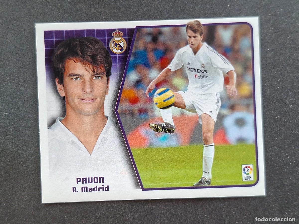 Football Stickers: L5 PAVON REAL MADRID LIGA ESTE 2005 2006 05 06 NUNCA PEGADO SIN PEGAR