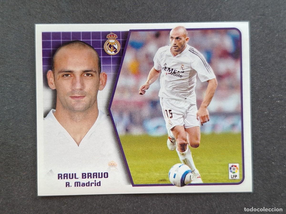 Cartes &agrave; collectionner de Football: L5 RAUL BRAVO REAL MADRID LIGA ESTE 2005 2006 05 06 NUNCA PEGADO SIN PEGAR