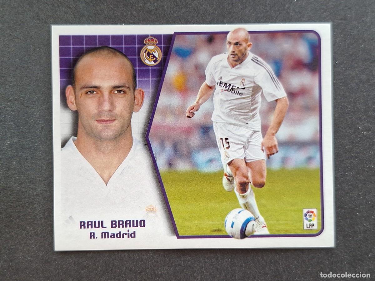Cartes &agrave; collectionner de Football: L5 RAUL BRAVO REAL MADRID LIGA ESTE 2005 2006 05 06 NUNCA PEGADO SIN PEGAR