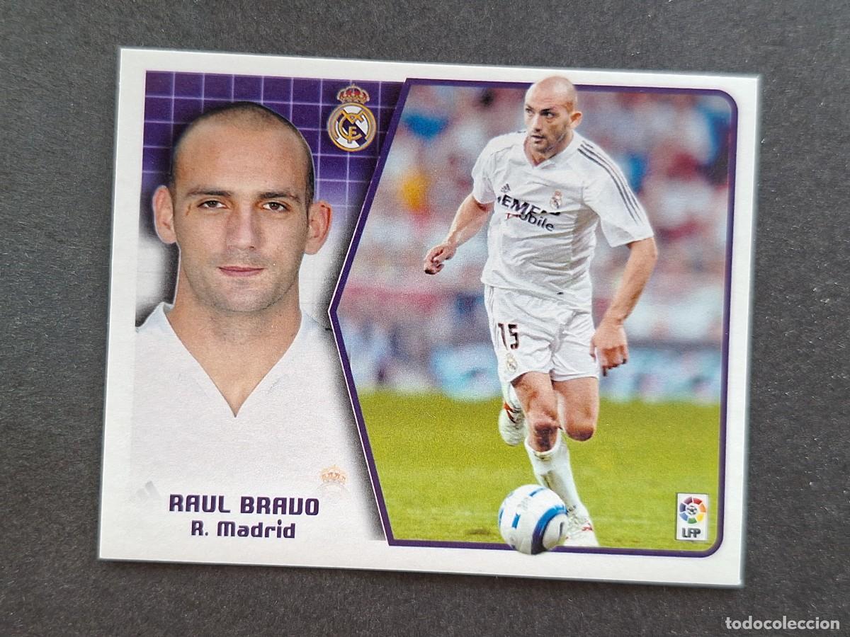 Cartes &agrave; collectionner de Football: L5 RAUL BRAVO REAL MADRID LIGA ESTE 2005 2006 05 06 NUNCA PEGADO SIN PEGAR