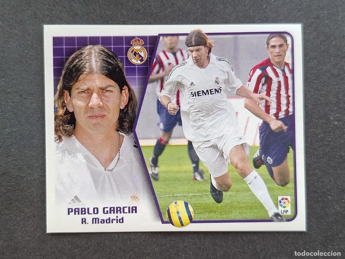 Cartes &agrave; collectionner de Football: L5 PABLO GARCIA REAL MADRID LIGA ESTE 2005 2006 05 06 NUNCA PEGADO SIN PEGAR