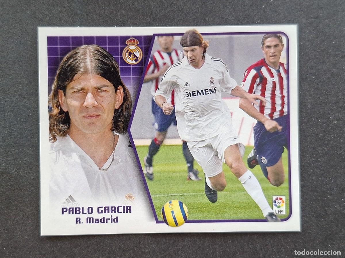 Cartes &agrave; collectionner de Football: L5 PABLO GARCIA REAL MADRID LIGA ESTE 2005 2006 05 06 NUNCA PEGADO SIN PEGAR