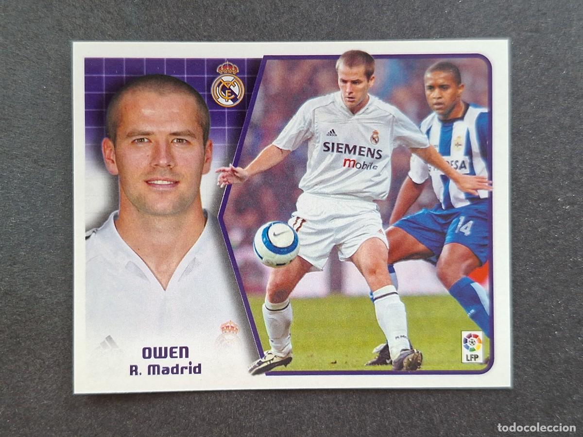 Cartes &agrave; collectionner de Football: L5 OWEN REAL MADRID LIGA ESTE 2005 2006 05 06 NUNCA PEGADO SIN PEGAR