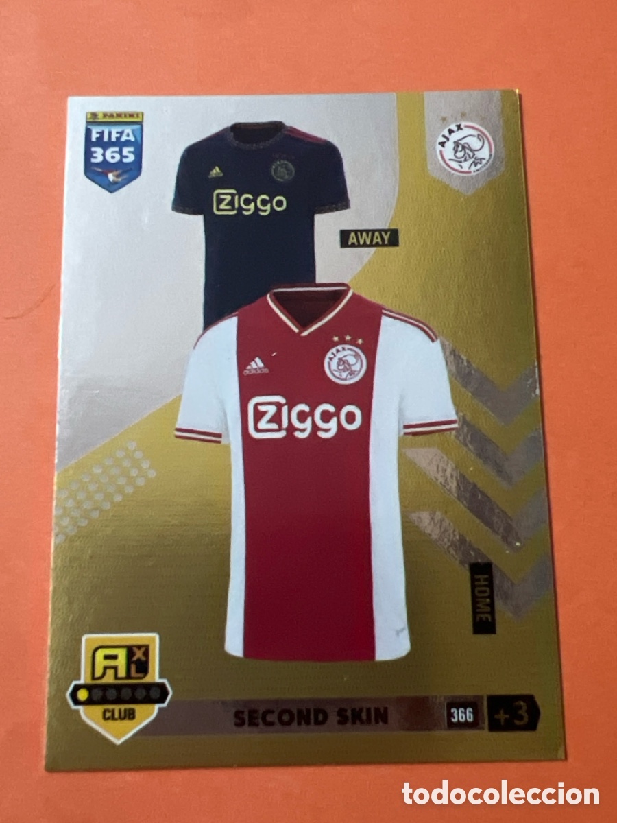 Cartes &agrave; collectionner de Football: C6511. CROMO CARD EQUIPACI&Oacute;N AJAX AMSTERDAM 366 SECOND SKIN FIFA 365 22 23 2022 2023 ADRENALYN