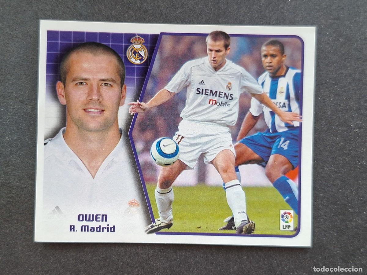 Cartes &agrave; collectionner de Football: L5 OWEN REAL MADRID LIGA ESTE 2005 2006 05 06 NUNCA PEGADO SIN PEGAR