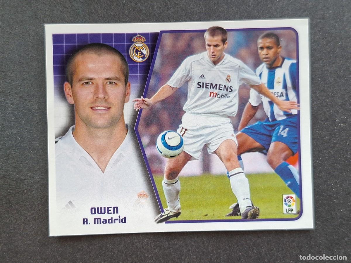 Cartes &agrave; collectionner de Football: L5 OWEN REAL MADRID LIGA ESTE 2005 2006 05 06 NUNCA PEGADO SIN PEGAR