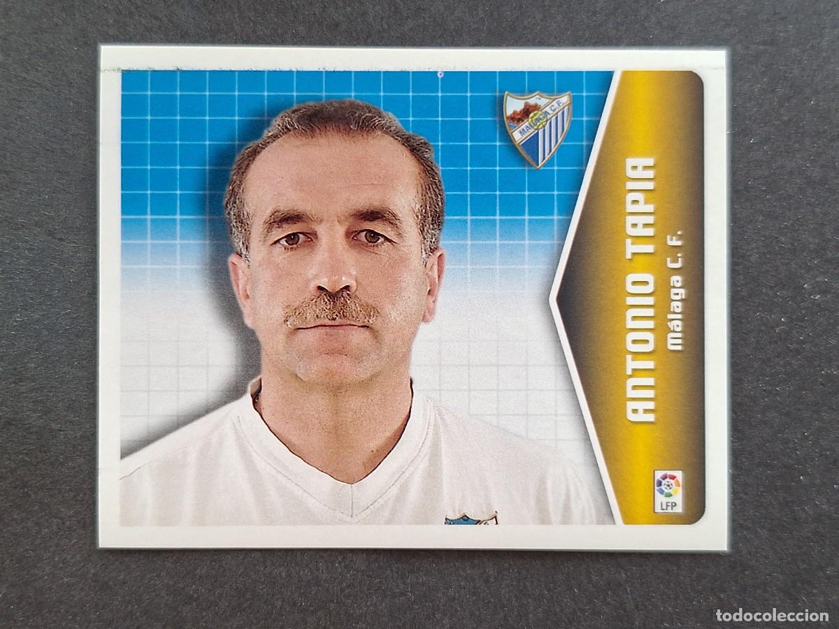 Cartes &agrave; collectionner de Football: L5 ANTONIO TAPIA ENTRENADOR MALAGA C. F. LIGA ESTE 2005 2006 05 06 NUNCA PEGADO SIN PEGAR