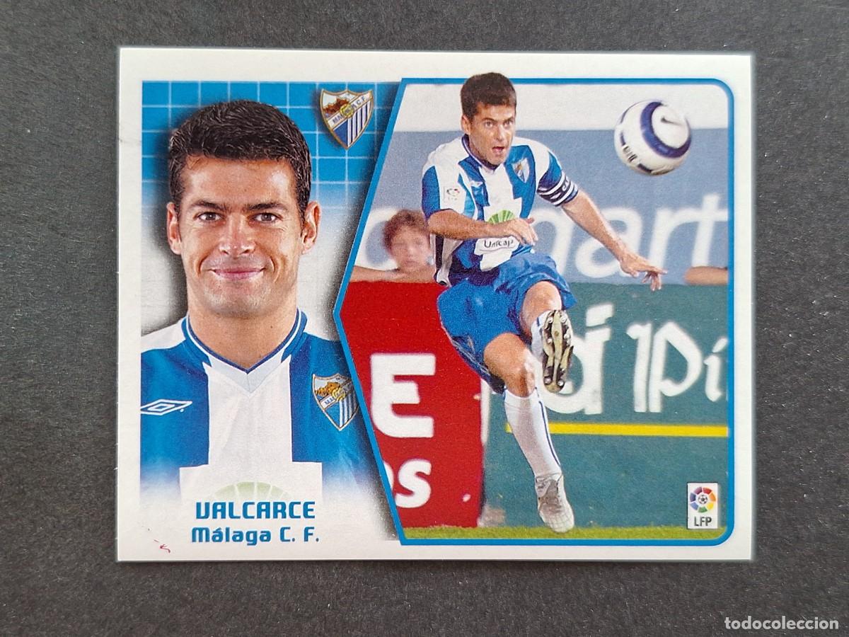 Cartes &agrave; collectionner de Football: L5 VALCARCE MALAGA C. F. LIGA ESTE 2005 2006 05 06 NUNCA PEGADO SIN PEGAR