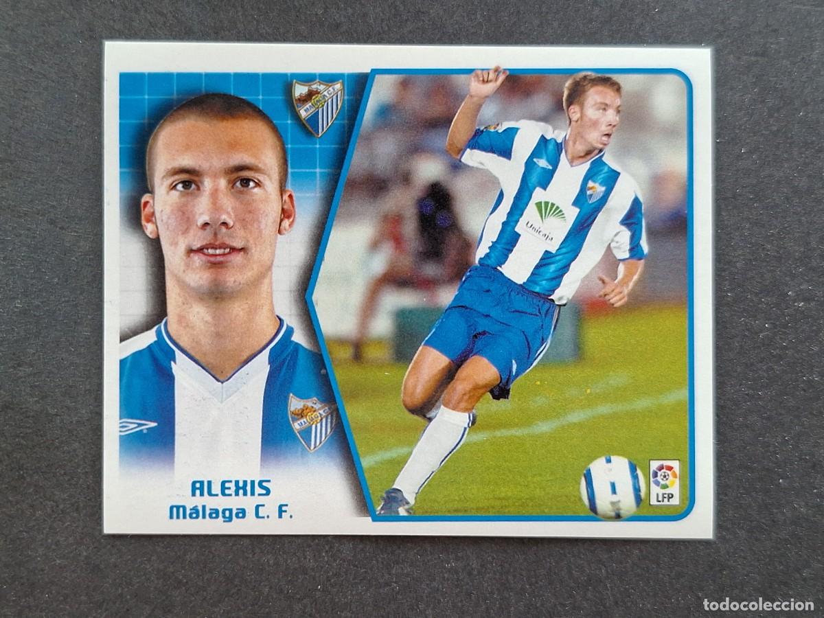 Cartes &agrave; collectionner de Football: L5 ALEXIS MALAGA C. F. LIGA ESTE 2005 2006 05 06 NUNCA PEGADO SIN PEGAR
