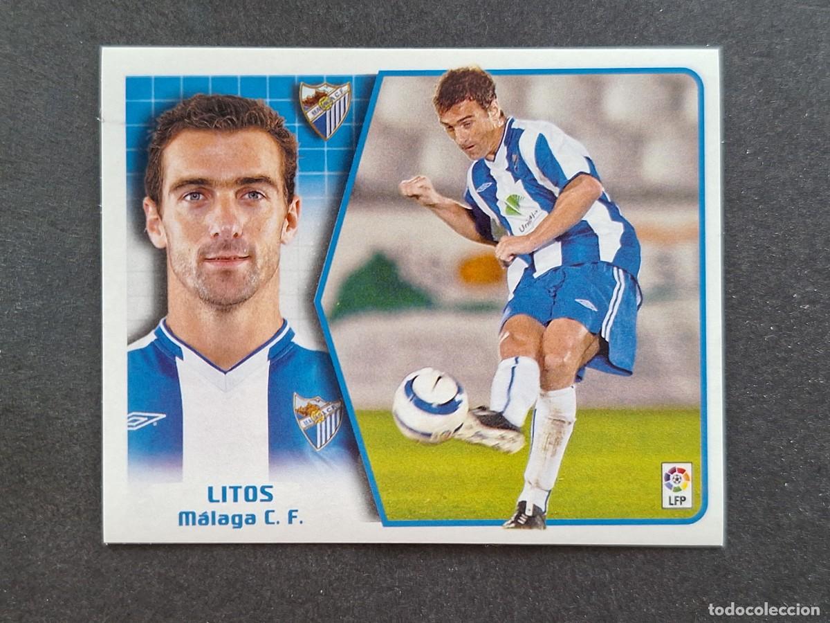 Cartes &agrave; collectionner de Football: L5 LITOS MALAGA C. F. LIGA ESTE 2005 2006 05 06 NUNCA PEGADO SIN PEGAR