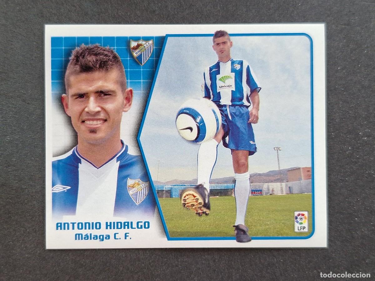 Cromos de f&uacute;tbol: L5 ANTONIO HILDALGO MALAGA C. F. LIGA ESTE 2005 2006 05 06 NUNCA PEGADO SIN PEGAR
