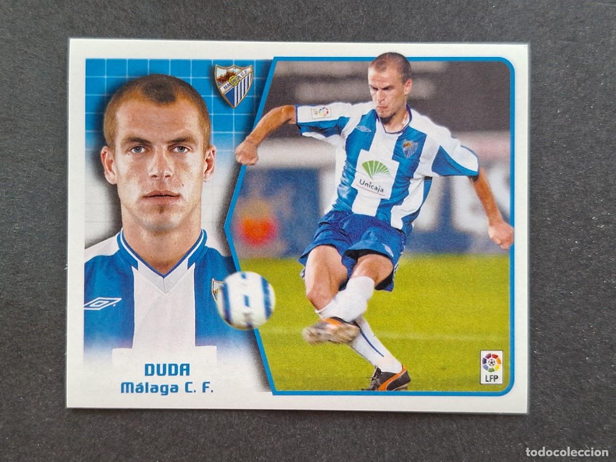 Cromos de f&uacute;tbol: L5 DUDA MALAGA C. F. LIGA ESTE 2005 2006 05 06 NUNCA PEGADO SIN PEGAR