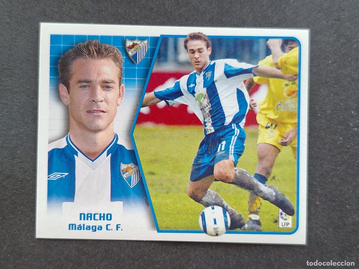 Cromos de f&uacute;tbol: L5 NACHO MALAGA C. F. LIGA ESTE 2005 2006 05 06 NUNCA PEGADO SIN PEGAR