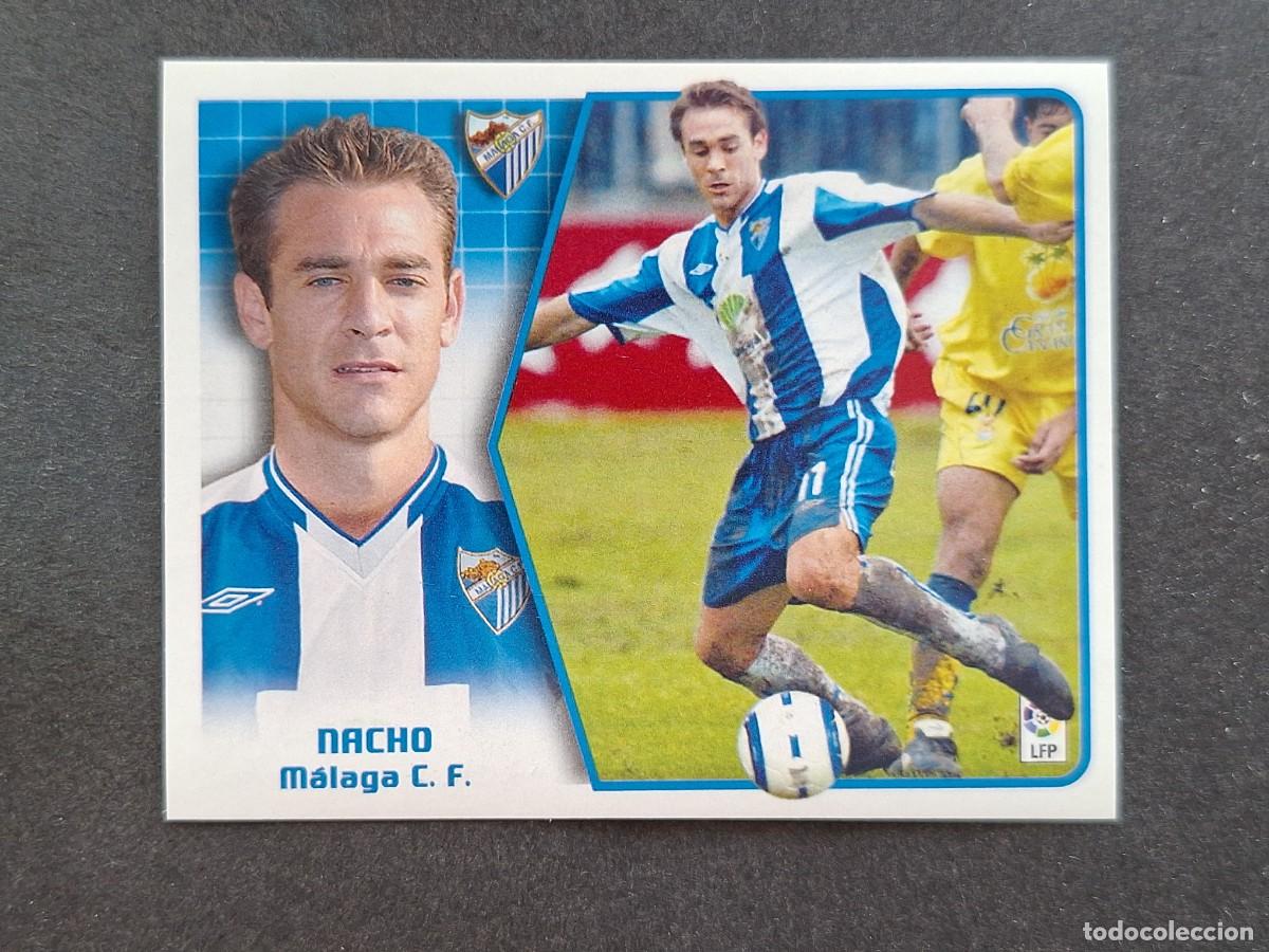 Cromos de f&uacute;tbol: L5 NACHO MALAGA C. F. LIGA ESTE 2005 2006 05 06 NUNCA PEGADO SIN PEGAR