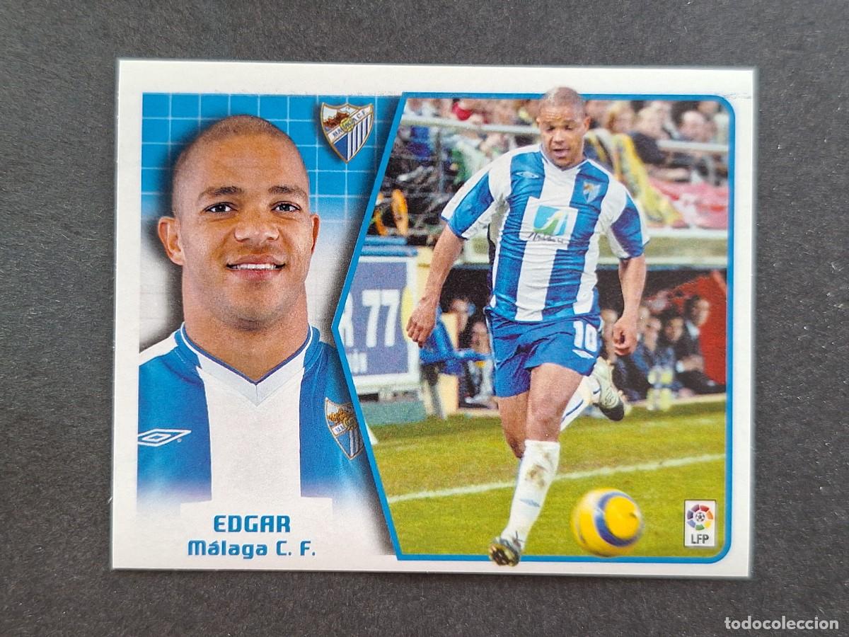 Cromos de f&uacute;tbol: L5 EDGAR MALAGA C. F. LIGA ESTE 2005 2006 05 06 NUNCA PEGADO SIN PEGAR