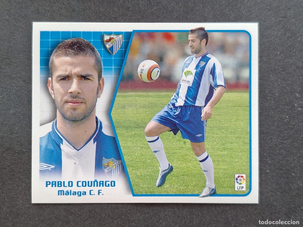 Cromos de f&uacute;tbol: L5 PABLO COU&Ntilde;AGO MALAGA C. F. LIGA ESTE 2005 2006 05 06 NUNCA PEGADO SIN PEGAR