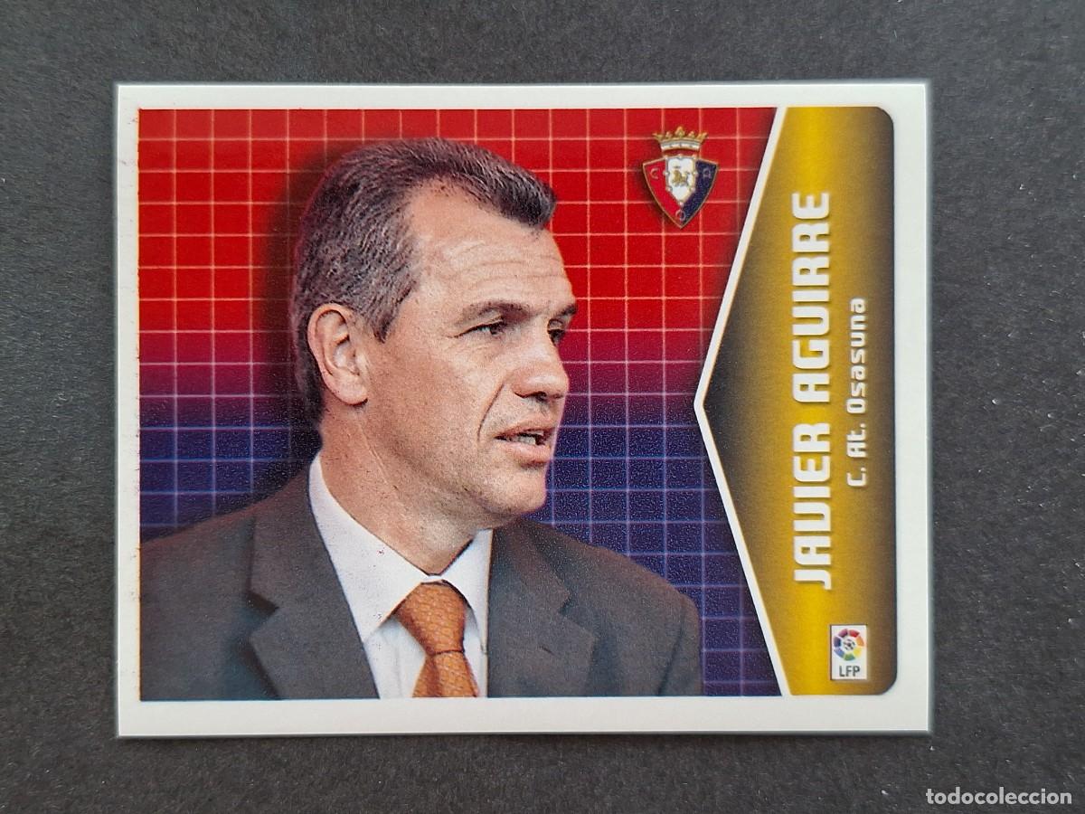 Cartes &agrave; collectionner de Football: L5 JAVIER AGUIRRE ENTRENADOR C. A. OSASUNA LIGA ESTE 2005 2006 05 06 NUNCA PEGADO SIN PEGAR