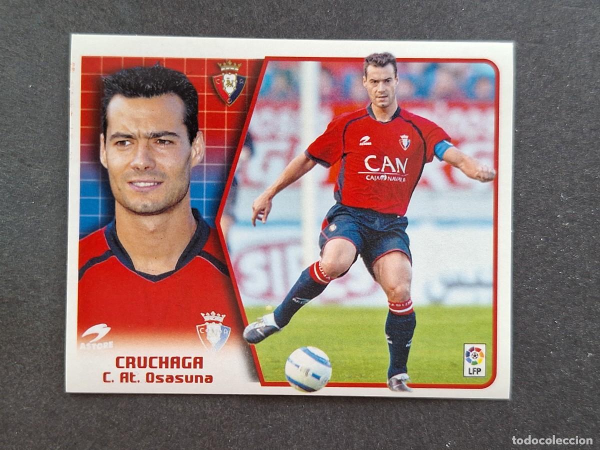 Cartes &agrave; collectionner de Football: L5 CRUCHAGA C. A. OSASUNA LIGA ESTE 2005 2006 05 06 NUNCA PEGADO SIN PEGAR