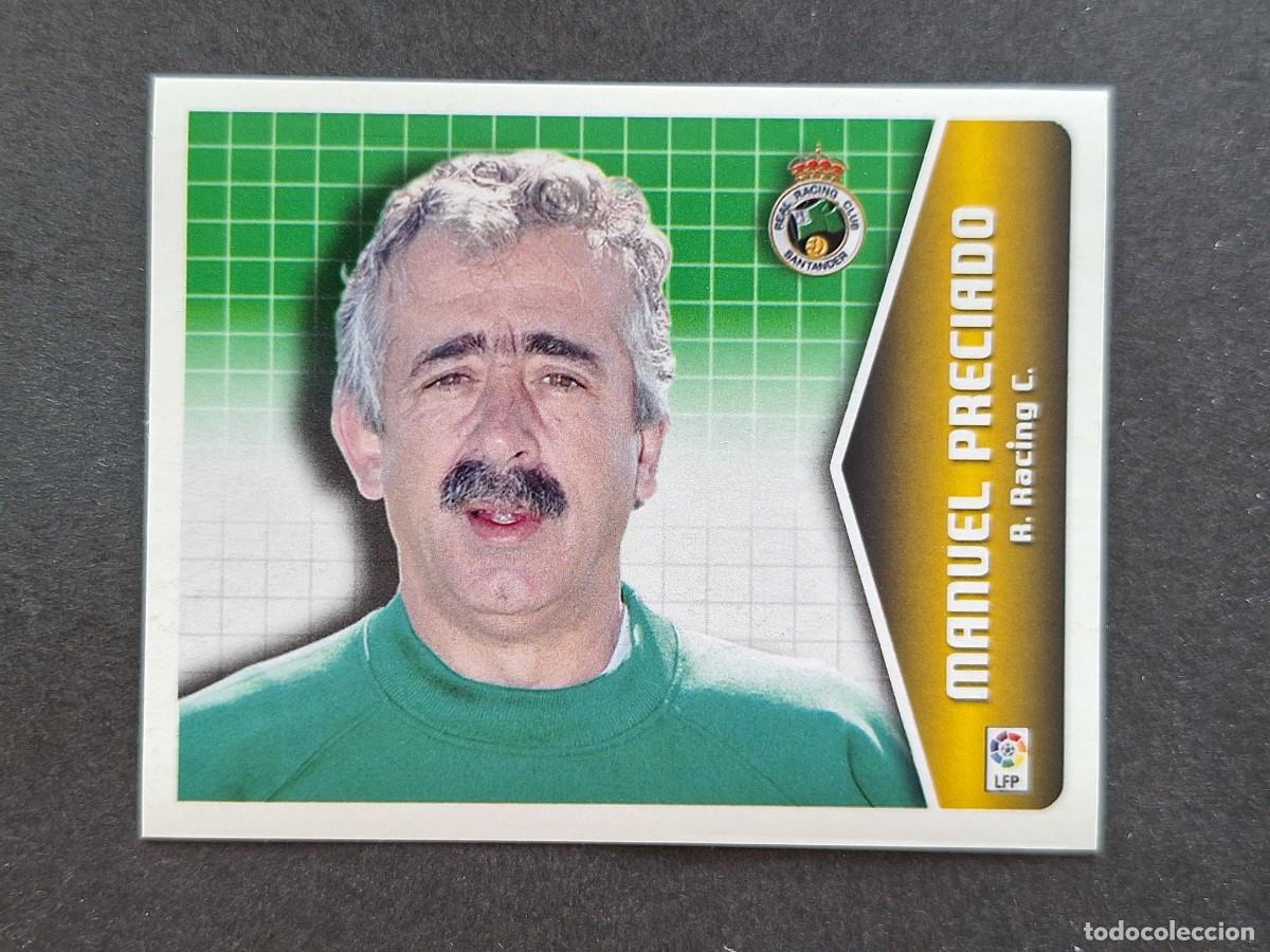 Cartes &agrave; collectionner de Football: L5 MANUEL PRECIADO ENTRENADOR RACING DE SANTANDER LIGA ESTE 2005 2006 05 06 NUNCA PEGADO SIN PEGAR