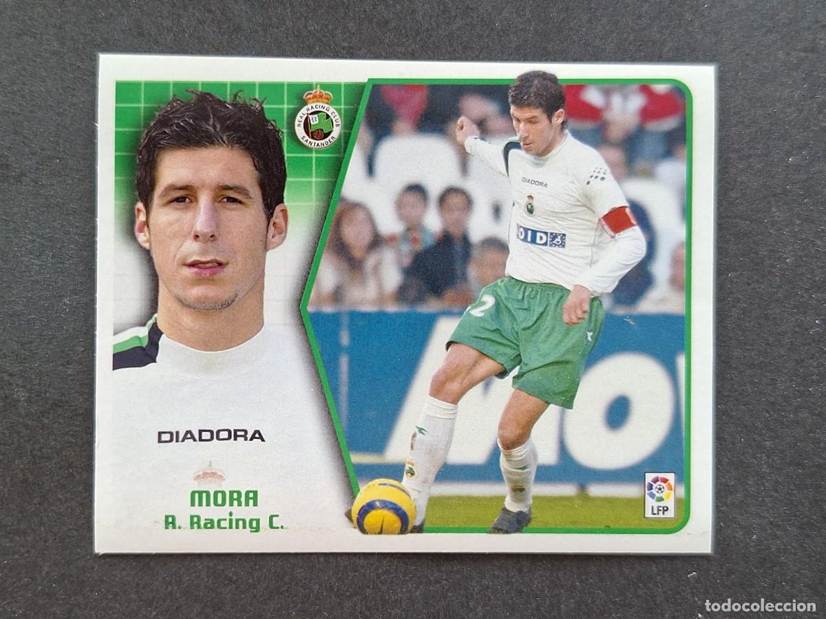 Cartes &agrave; collectionner de Football: L5 MORA RACING DE SANTANDER LIGA ESTE 2005 2006 05 06 NUNCA PEGADO SIN PEGAR