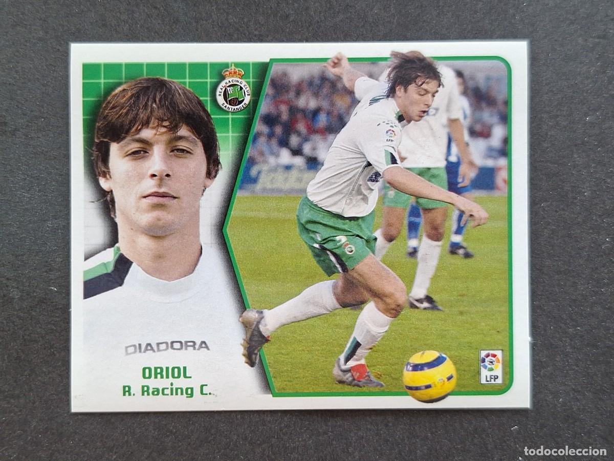 Cartes &agrave; collectionner de Football: L5 ORIOL RACING DE SANTANDER LIGA ESTE 2005 2006 05 06 NUNCA PEGADO SIN PEGAR