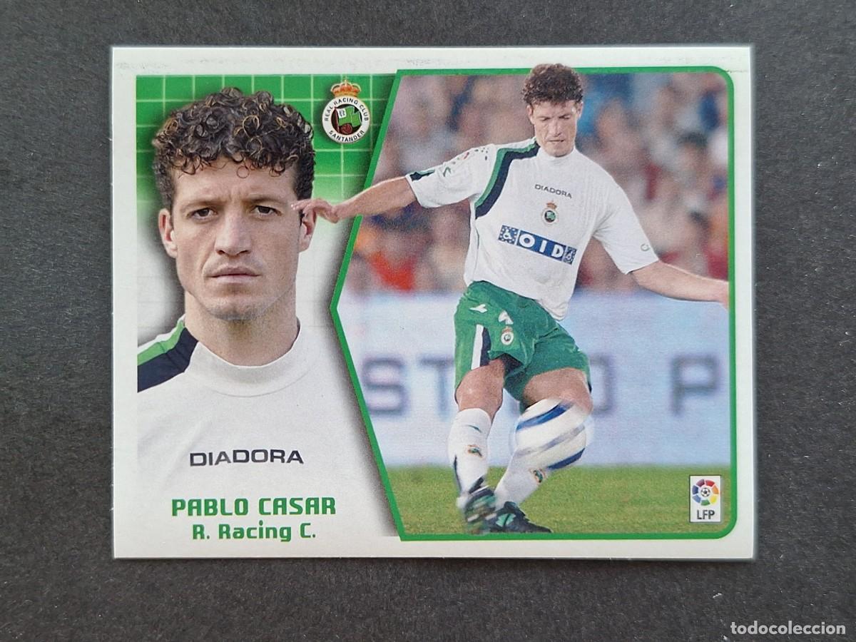 Cartes &agrave; collectionner de Football: L5 PABLO CASAR RACING DE SANTANDER LIGA ESTE 2005 2006 05 06 NUNCA PEGADO SIN PEGAR