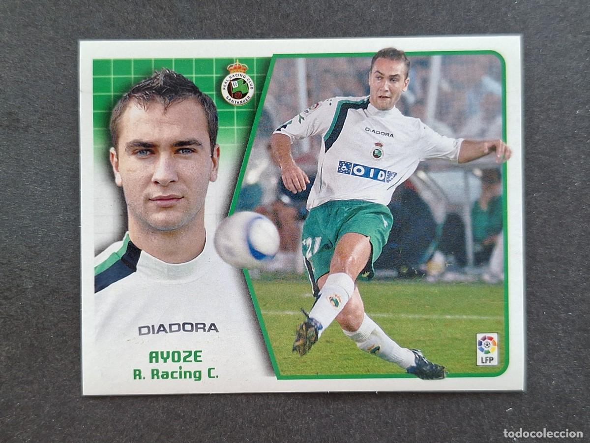 Cartes &agrave; collectionner de Football: L5 AYOZE RACING DE SANTANDER LIGA ESTE 2005 2006 05 06 NUNCA PEGADO SIN PEGAR
