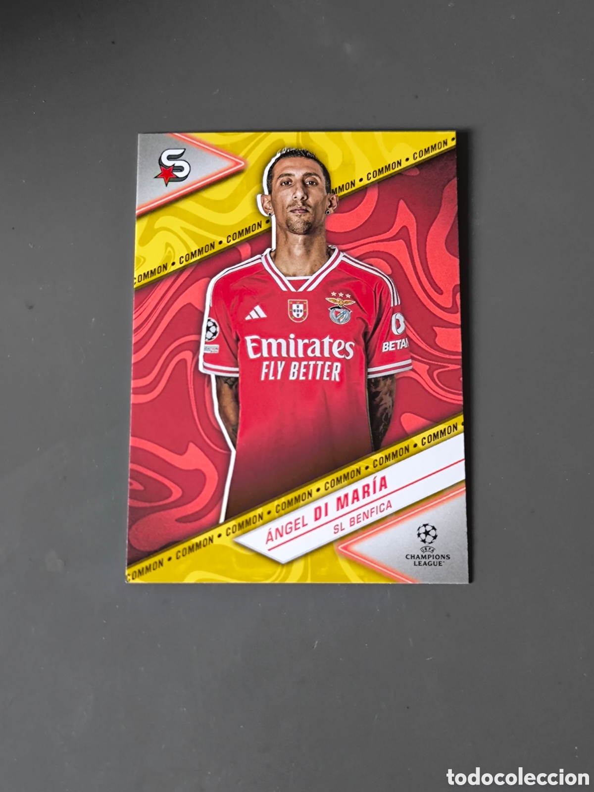 Cromos de f&uacute;tbol: DI MARIA 150 Common Benfica Superstars 2024 Topps