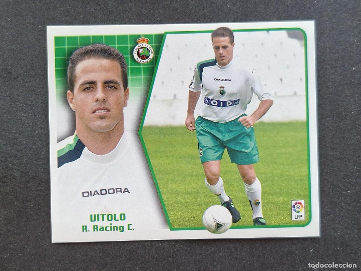 Cromos de f&uacute;tbol: L5 VITOLO RACING DE SANTANDER LIGA ESTE 2005 2006 05 06 NUNCA PEGADO SIN PEGAR