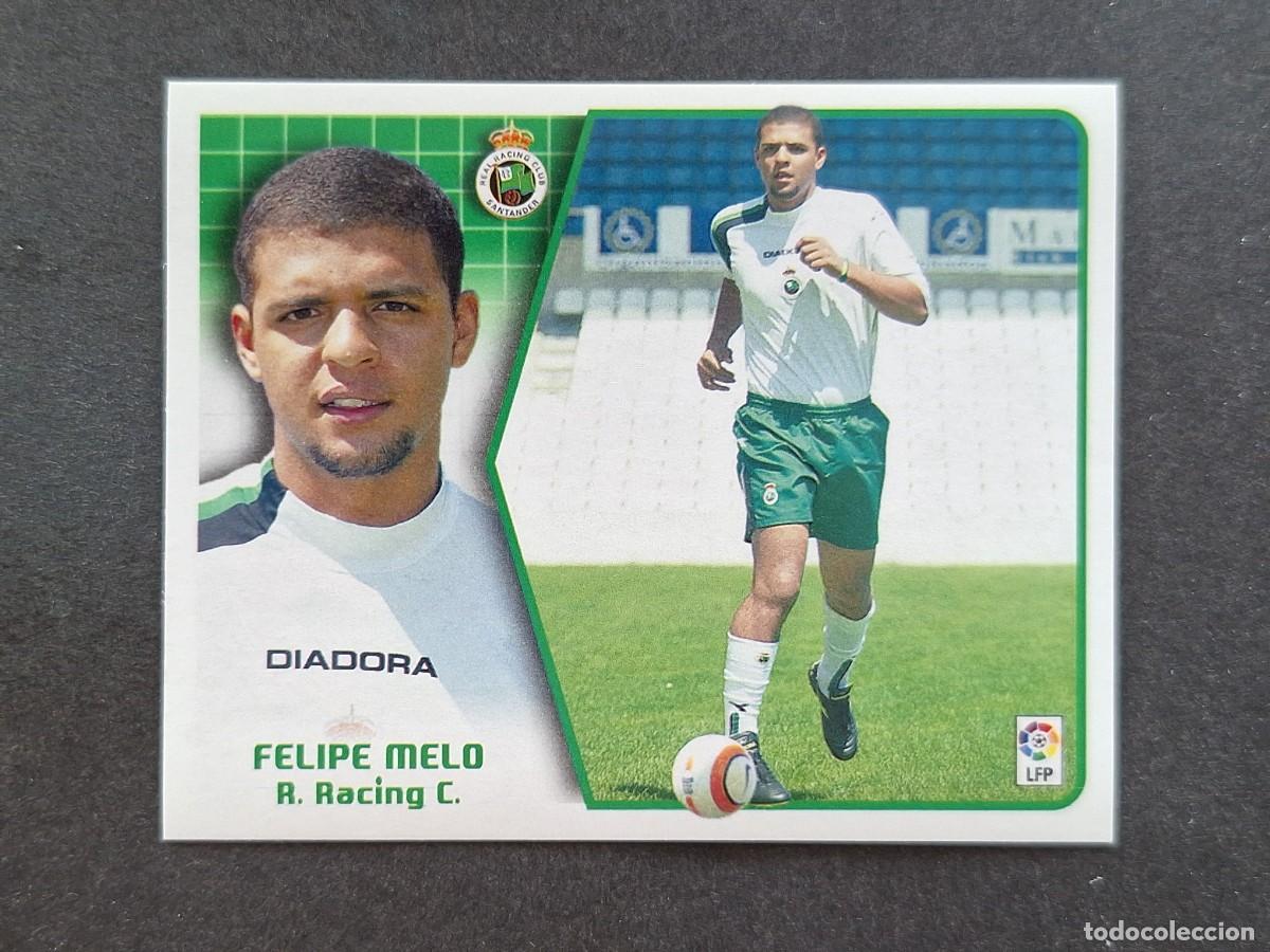 Cromos de f&uacute;tbol: L5 FELIPE MELO RACING DE SANTANDER LIGA ESTE 2005 2006 05 06 NUNCA PEGADO SIN PEGAR