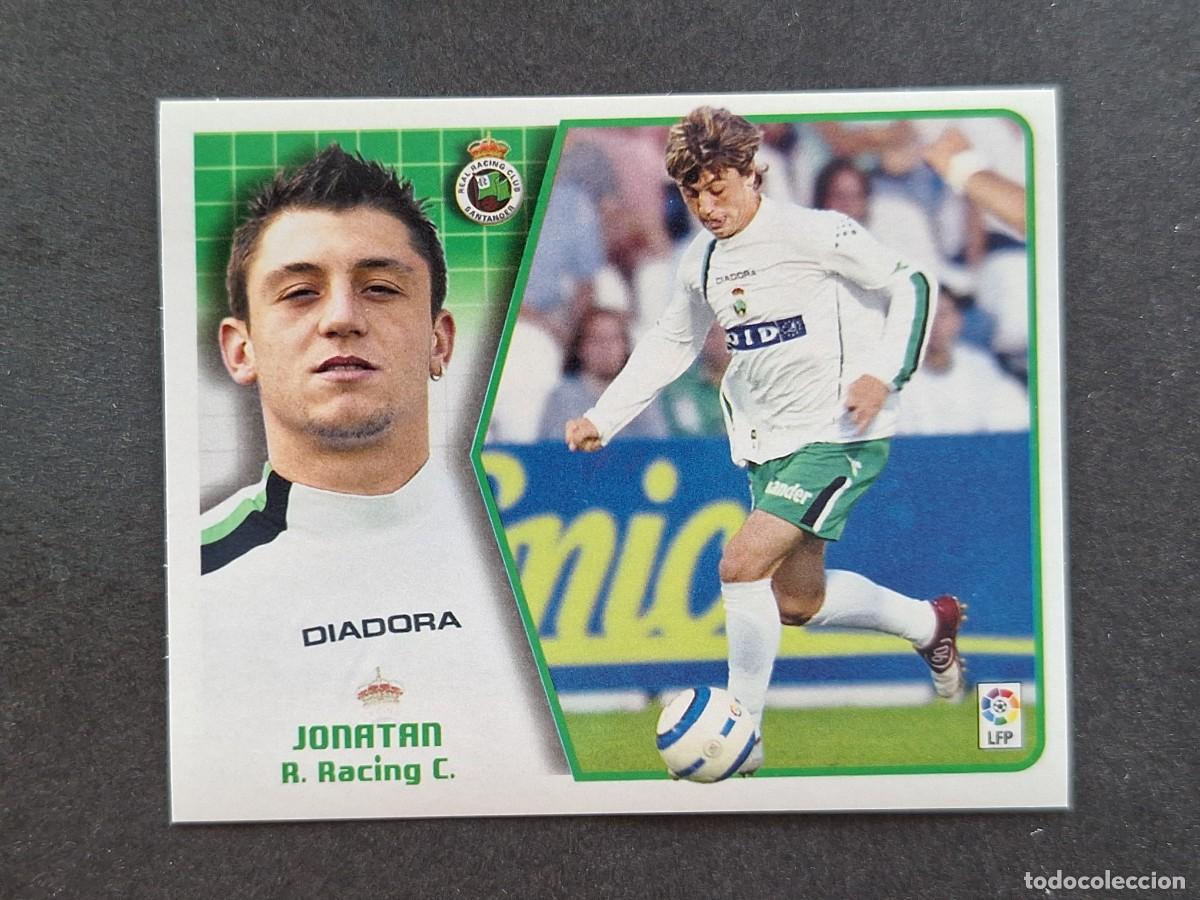 Cromos de f&uacute;tbol: L5 JONATAN RACING DE SANTANDER LIGA ESTE 2005 2006 05 06 NUNCA PEGADO SIN PEGAR
