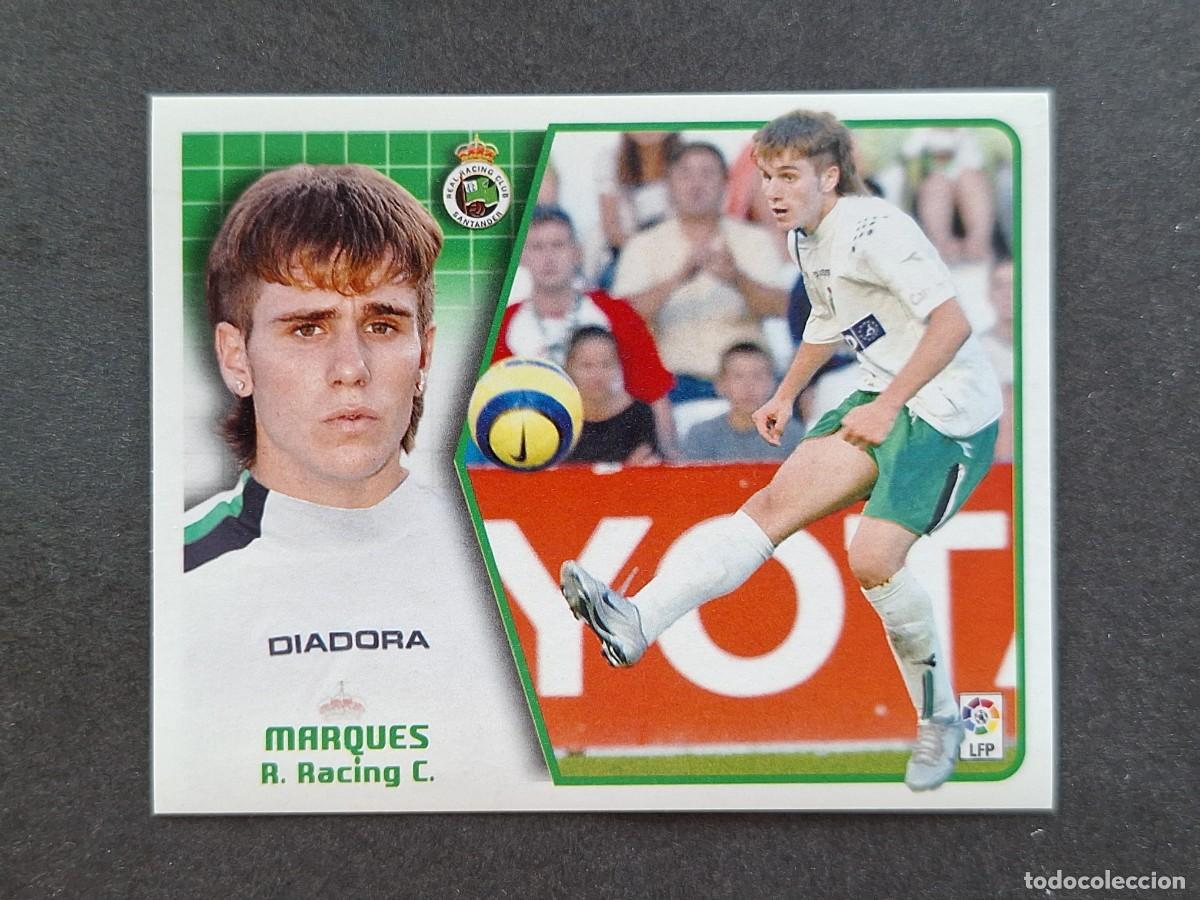 Cromos de f&uacute;tbol: L5 MARQUES RACING DE SANTANDER LIGA ESTE 2005 2006 05 06 NUNCA PEGADO SIN PEGAR