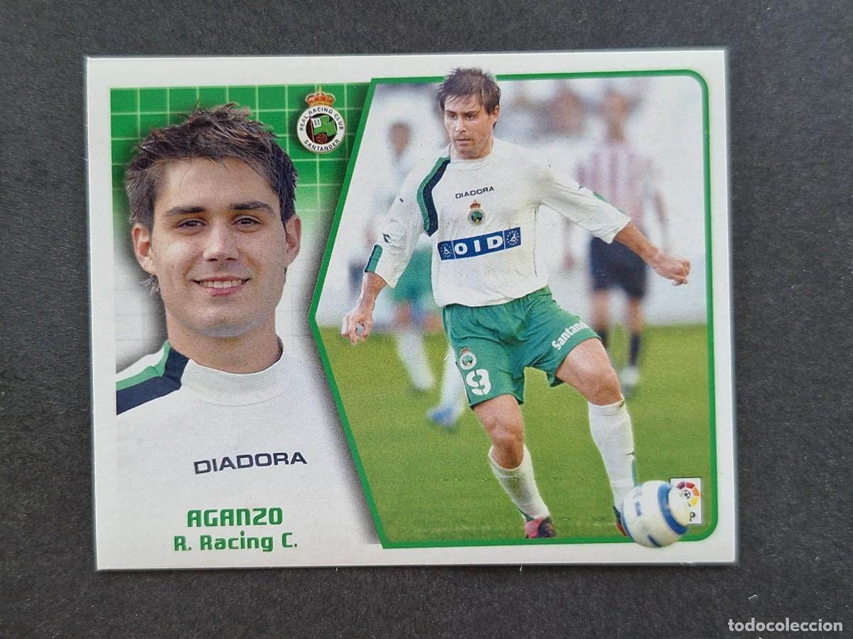Cromos de f&uacute;tbol: L5 AGANZO RACING DE SANTANDER LIGA ESTE 2005 2006 05 06 NUNCA PEGADO SIN PEGAR