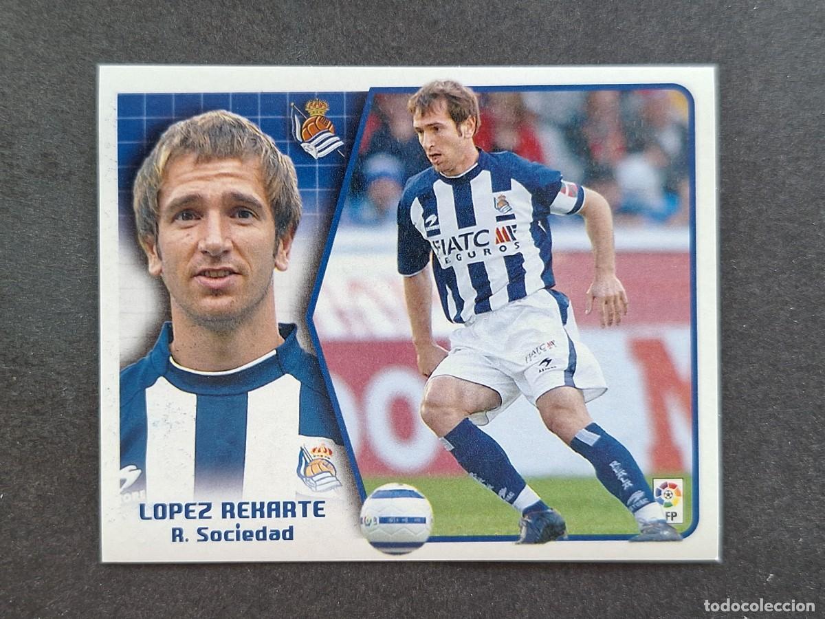 Cromos de f&uacute;tbol: L5 LOPEZ REKARTE REAL SOCIEDAD LIGA ESTE 2005 2006 05 06 NUNCA PEGADO SIN PEGAR