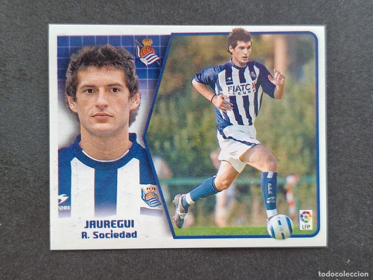 Cromos de f&uacute;tbol: L5 JAUREGUI REAL SOCIEDAD LIGA ESTE 2005 2006 05 06 NUNCA PEGADO SIN PEGAR