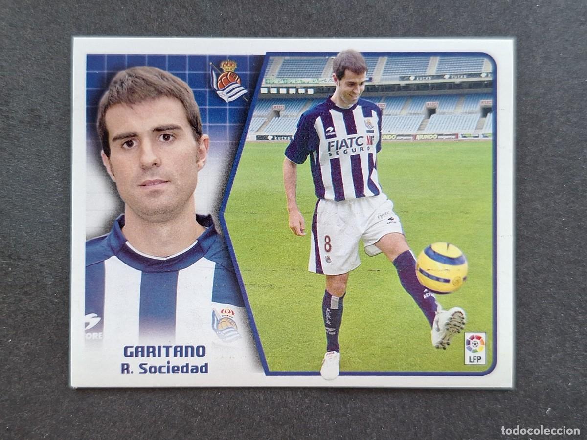 Cromos de f&uacute;tbol: L5 GARITANO REAL SOCIEDAD LIGA ESTE 2005 2006 05 06 NUNCA PEGADO SIN PEGAR