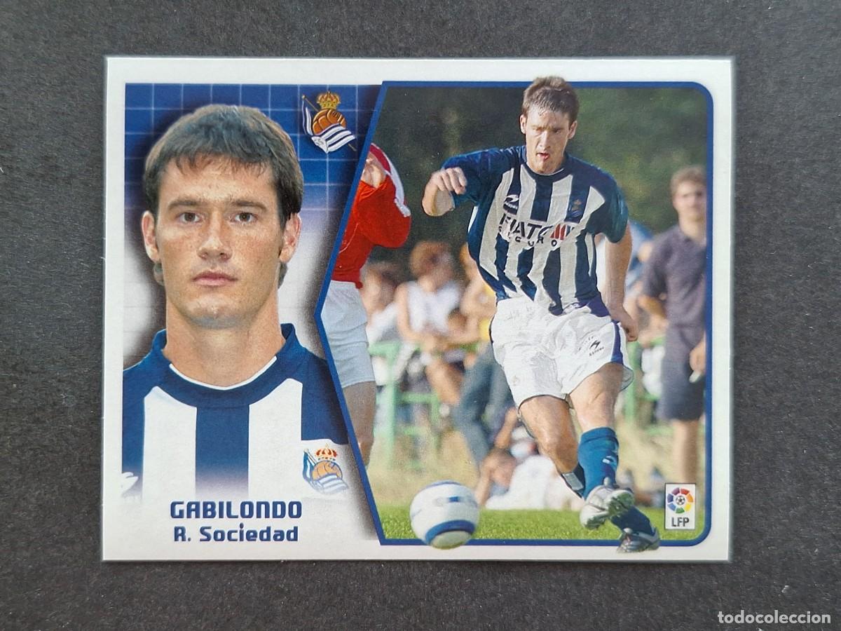 Cromos de f&uacute;tbol: L5 GABILONDO REAL SOCIEDAD LIGA ESTE 2005 2006 05 06 NUNCA PEGADO SIN PEGAR