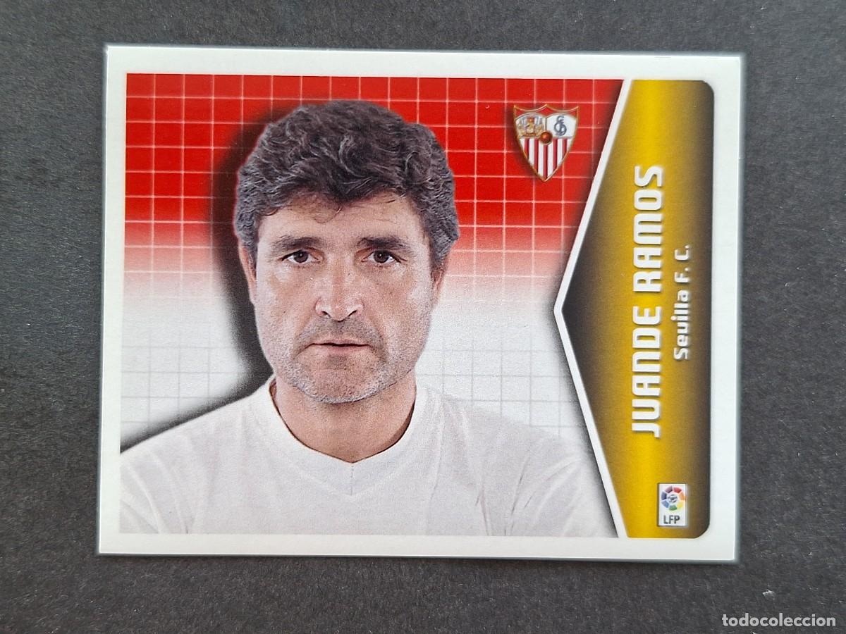 Cromos de f&uacute;tbol: L5 JUANDE RAMOS ENTRENADOR SEVILLA F. C. LIGA ESTE 2005 2006 05 06 NUNCA PEGADO SIN PEGAR