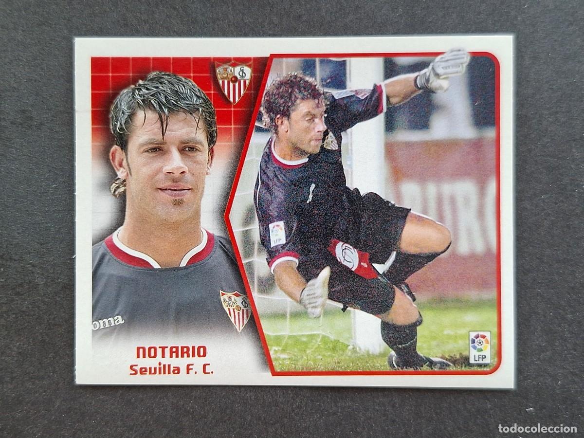 Cromos de f&uacute;tbol: L5 NOTARIO SEVILLA F. C. LIGA ESTE 2005 2006 05 06 NUNCA PEGADO SIN PEGAR